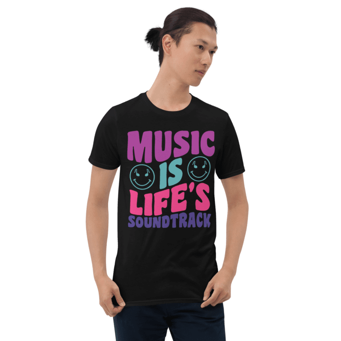 Music Is Life's Soundtrack - Unisex T-Shirt Music,T-Shirt - BeMelodic Swag Shop 6