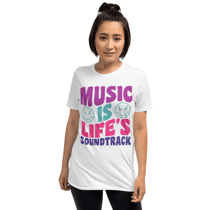 Music Is Life's Soundtrack - Unisex T-Shirt Music,T-Shirt - BeMelodic Swag Shop 4